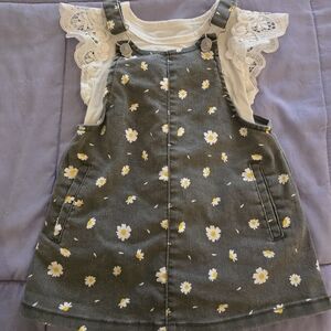 18 Month Sunflower and Lace Summer Dress